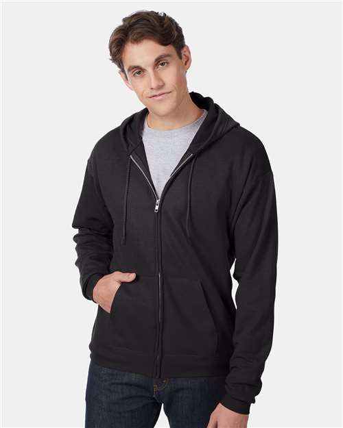 Hanes Unisex EcoSmart® Full-Zip Hooded Sweatshirt P180