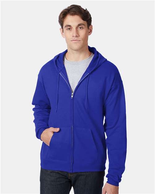 Hanes Unisex EcoSmart® Full-Zip Hooded Sweatshirt P180