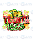 22x48 Inches Juneteenth Gang sheet