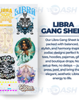 22x48 Inches Libra Zodiac Gang sheet
