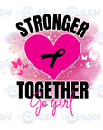 22x48 Inches Breast Cancer Awareness Gang sheet