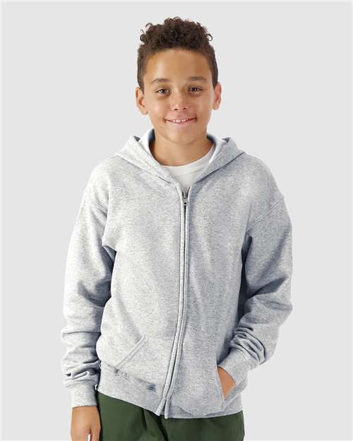 Gildan Youth Heavy Blend™ Full-Zip Hooded Sweatshirt 18600B
