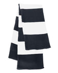 Sportsman Rugby-Striped Knit Scarf SP02