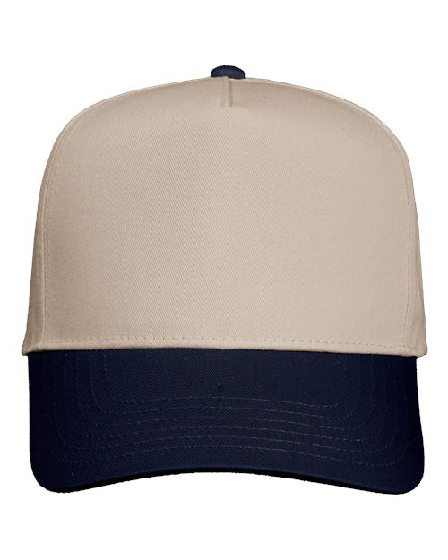 Valucap Five-Panel Twill Cap 8869