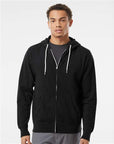 Independent Trading Co. Unisex Lightweight Full-Zip Hooded Sweatshirt AFX90UNZ