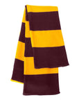 Sportsman Rugby-Striped Knit Scarf SP02