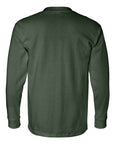 Bayside Unisex USA-Made Long Sleeve Pocket T-Shirt 8100
