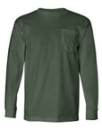 Bayside Unisex USA-Made Long Sleeve Pocket T-Shirt 8100
