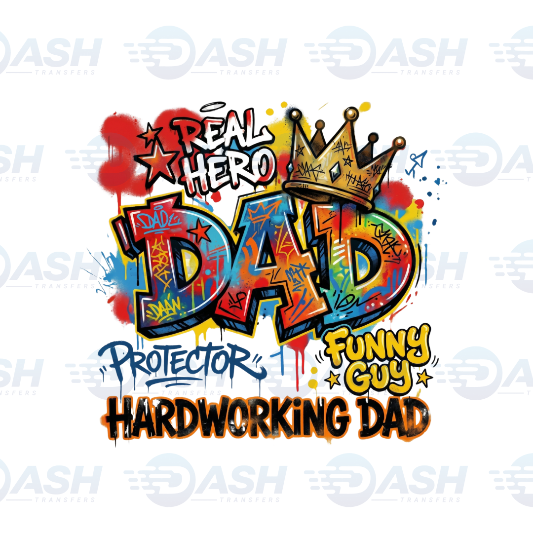 22x48 Inches Father's Day Gang sheet
