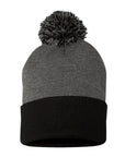 Sportsman 12" Pom-Pom Cuffed Beanie SP15