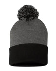 Sportsman 12" Pom-Pom Cuffed Beanie SP15