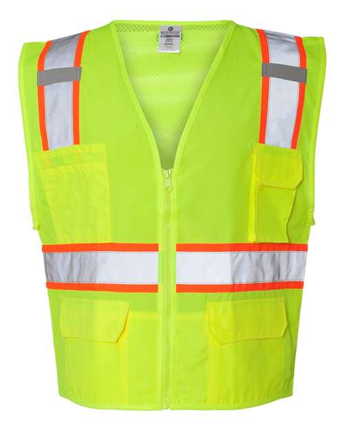 Kishigo Unisex Ultra-Cool™ Solid Front Vest with Mesh Back 1163-1164