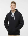 J. America Men's Sport Lace Hooded Sweatshirt 8830