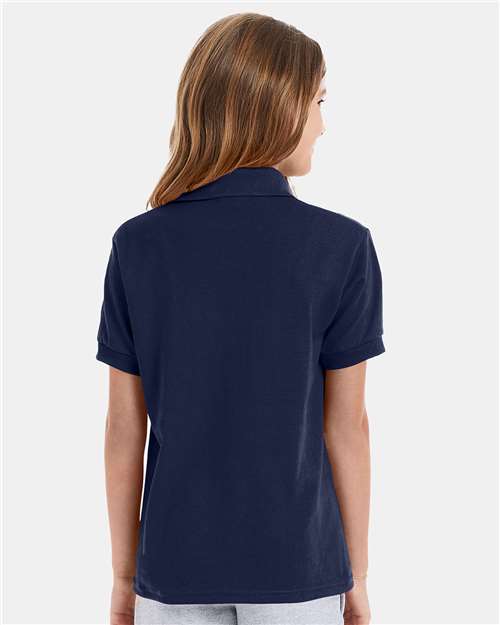 Hanes Youth EcoSmart® Jersey Polo 054Y