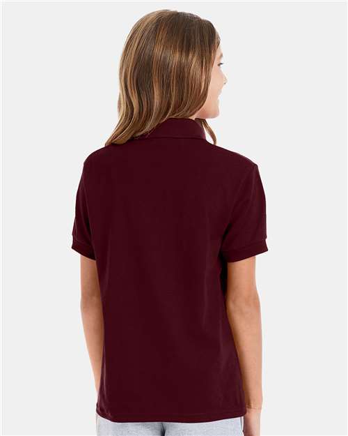Hanes Youth EcoSmart® Jersey Polo 054Y