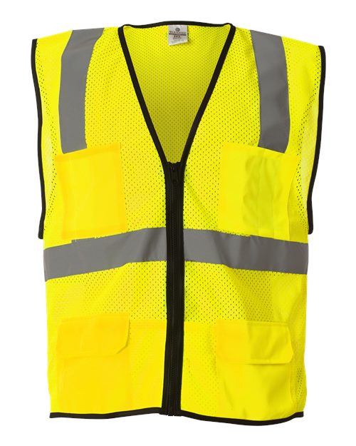 Kishigo Unisex Economy Mesh 6-Pocket Vest 1191-1192