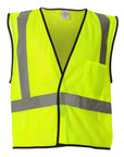 Kishigo Unisex Economy Single Pocket Hook-and-Loop Mesh Vest 1193-1194