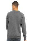 BELLA + CANVAS Unisex Sponge Fleece Raglan Crewneck Sweatshirt 3901