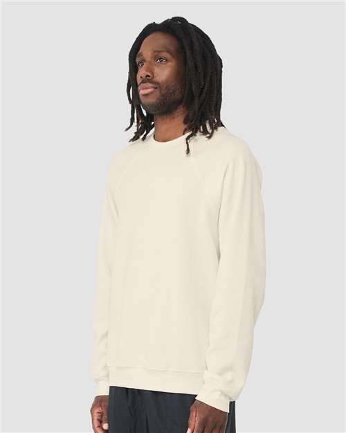 BELLA + CANVAS Unisex Sponge Fleece Raglan Crewneck Sweatshirt 3901