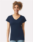 Gildan Women's Softstyle® V-Neck T-Shirt 64V00L