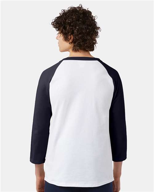 Champion Unisex Raglan Sleeve Baseball T-Shirt T137