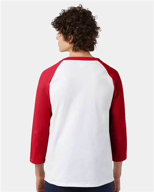 Champion Unisex Raglan Sleeve Baseball T-Shirt T137