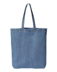 Liberty Bags Cotton Denim Gusseted Tote Bag 7761A