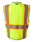 Kishigo Unisex Premium Brilliant Series® Heavy-Duty Class 2 Vest 1510-1511