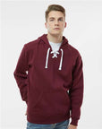 J. America Men's Sport Lace Hooded Sweatshirt 8830