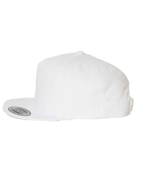 YP Classics Five-Panel Cotton Twill Snapback Cap 6007