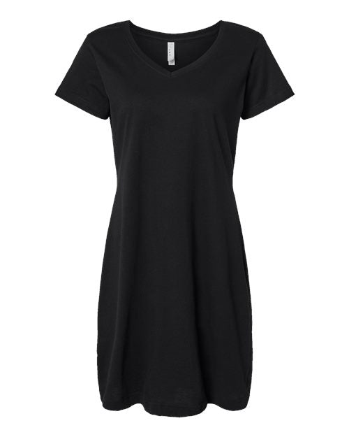 LAT Women's Fine Jersey V-Neck Coverup 3522