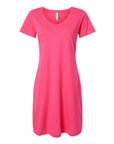 LAT Women's Fine Jersey V-Neck Coverup 3522