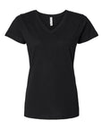 LAT Women's Fine Jersey V-Neck Tee 3507