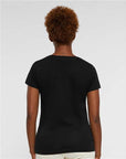 LAT Women's Fine Jersey V-Neck Tee 3507