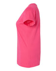 LAT Women's Fine Jersey V-Neck Tee 3507