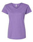 LAT Women's Fine Jersey V-Neck Tee 3507