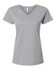LAT Women's Fine Jersey V-Neck Tee 3507