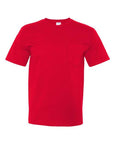 Bayside Unisex USA-Made Midweight Pocket T-Shirt 5070