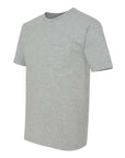 Bayside Unisex USA-Made Midweight Pocket T-Shirt 5070