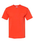 Bayside Unisex USA-Made Midweight Pocket T-Shirt 5070