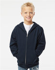 Independent Trading Co. Youth Midweight Full-Zip Hooded Sweatshirt SS4001YZ