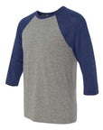 BELLA + CANVAS Unisex Three-Quarter Sleeve Baseball Tee 3200