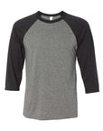 BELLA + CANVAS Unisex Three-Quarter Sleeve Baseball Tee 3200