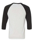 BELLA + CANVAS Unisex Three-Quarter Sleeve Baseball Tee 3200
