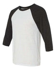 BELLA + CANVAS Unisex Three-Quarter Sleeve Baseball Tee 3200