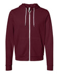 BELLA + CANVAS Unisex Sponge Fleece Full-Zip Hoodie Sweatshirt 3739