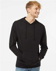 Independent Trading Co. Unisex Lightweight Hooded Pullover T-Shirt SS150J