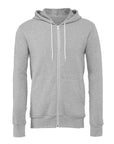 BELLA + CANVAS Unisex Sponge Fleece Full-Zip Hoodie Sweatshirt 3739