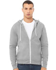 BELLA + CANVAS Unisex Sponge Fleece Full-Zip Hoodie Sweatshirt 3739