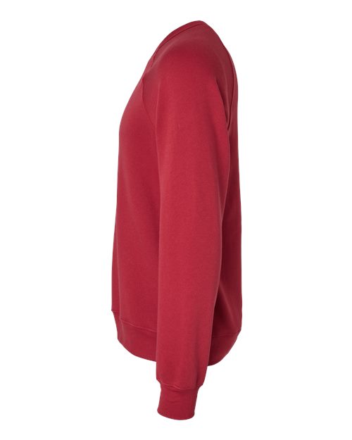 BELLA + CANVAS Unisex Sponge Fleece Raglan Crewneck Sweatshirt 3901